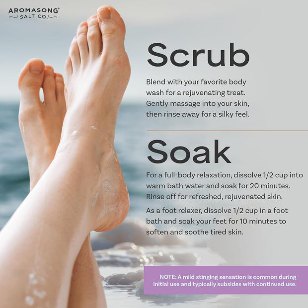 RAW Magnesium Bath Flakes with 100% Natural Lavender, 14 Oz. Muscle Relaxing Organic Salts Mg Chloride, Mineral Soak Salt.